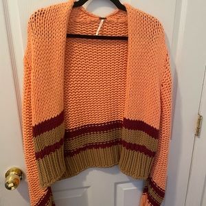 Free People chunky knit cardigan